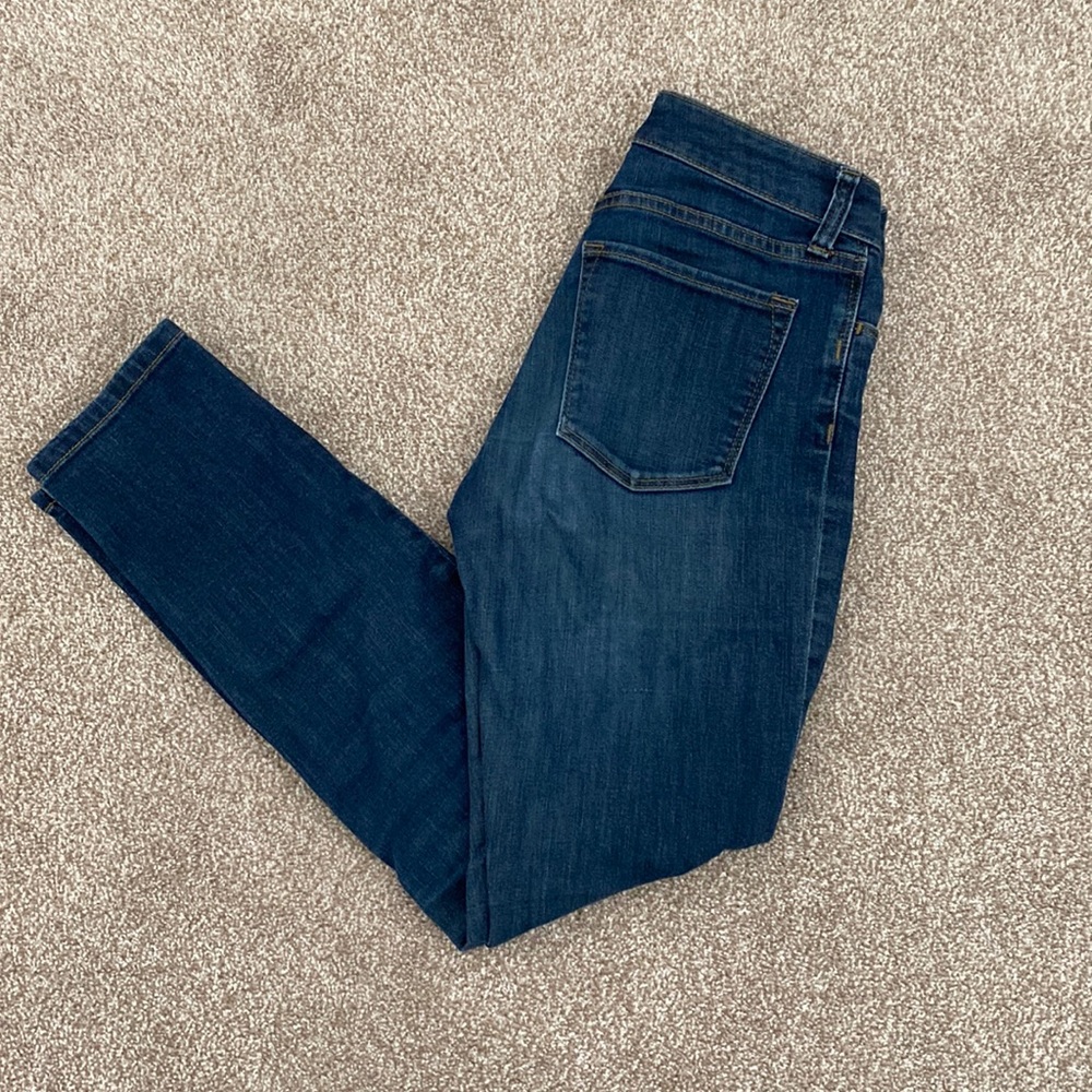 Banana republic skinny fit jean size 25 petite medium dark wash